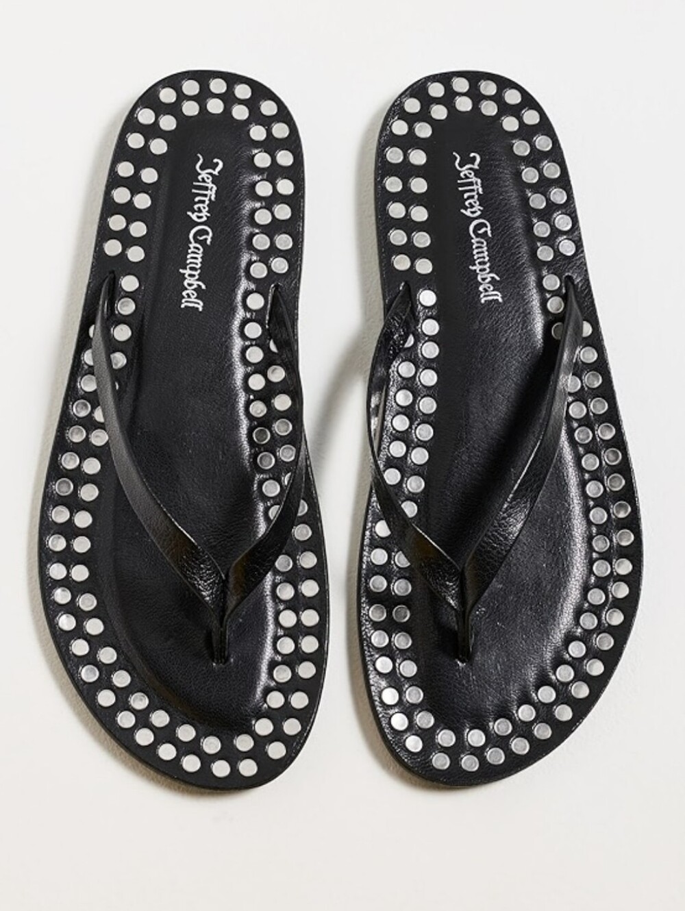 Jeffrey Campbell Katrina Studded Flip-Flops SANDALS EU 38 / 7